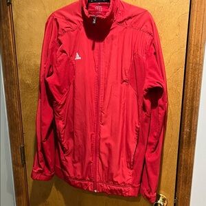 Adidas Vibrant Red Full-Zip Jacket